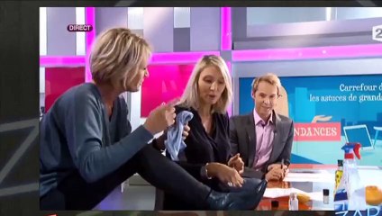 Sophie Davant, la vaseline et le fou rire en direct !