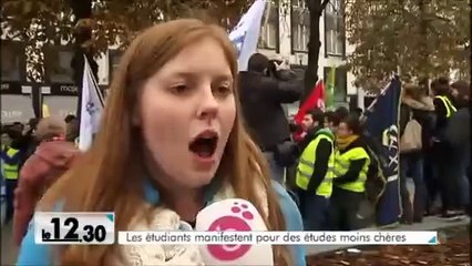 Etudes trop chères, les étudiants manifestent!