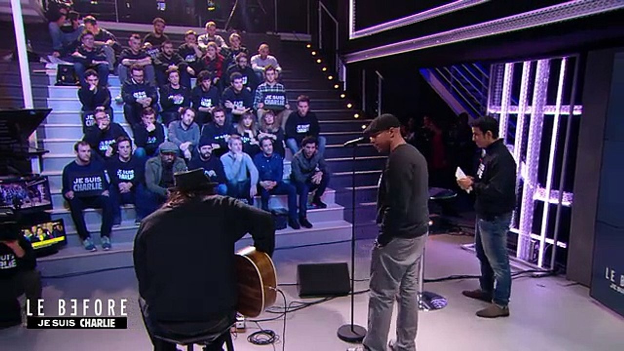 L'hommage d'Oxmo Puccino à Charlie Hebdo en musique sur le plateau du Before de Canal+