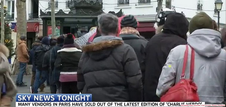 Caroline Fourest censurée par Sky News pour avoir montré la une de Charlie Hebdo en plein direct