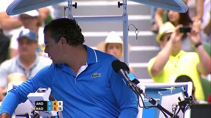 Open d'Australie : un ramasseur de balles amuse Rafael Nadal