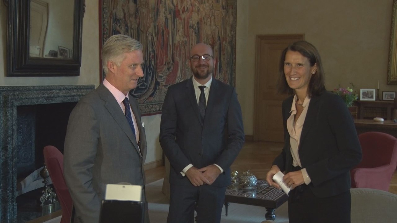 Sophie Wilmès prête serment comme nouvelle ministre du Budget