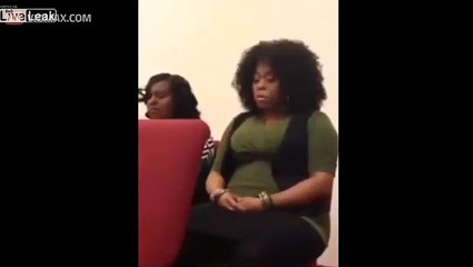 Woman Falls Asleep in Church