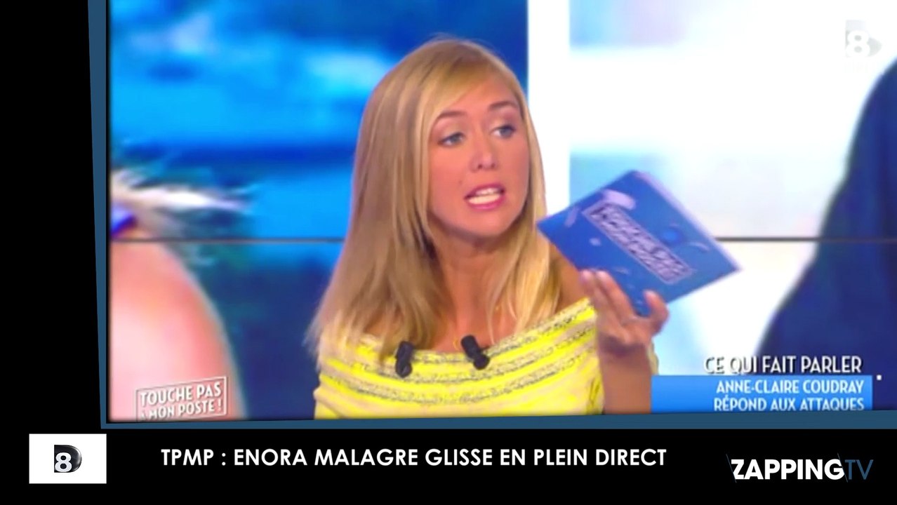TPMP : Enora Malagre glisse en plein direct !