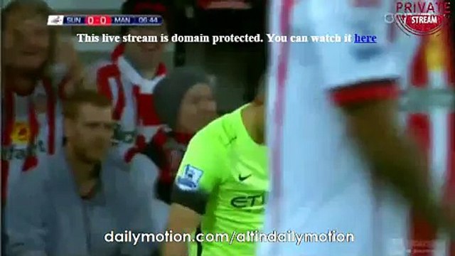 Sergio Aguero Fantastic Chance - Sunderland vs Manchester City - Capital One Cup - 22.09.2015
