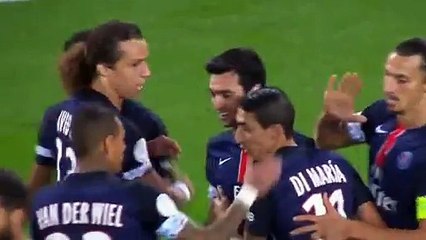 Javier Pastore  Goal 1-0 PSG vs Guingamp