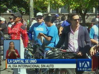Quito se unió al Día Sin Auto