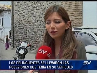 La reina de Quito fue asaltada mientras realizada labor social