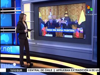 Prensa digital en Al habla de la reunión entre Maduro y Santos