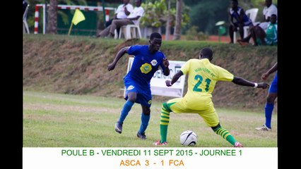 ‪#TournoidesTalentsdesLagunes‬ ‪#Foot225‬ ‪#IvoireAcadémie‬ - Résumé - Journée 1 - ASCA vs FCA (3-1) - Septembre 2015