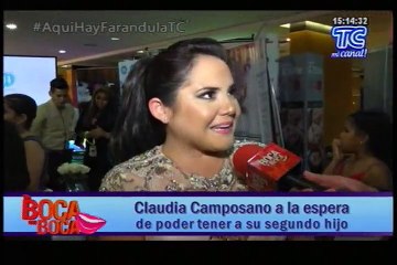 Claudia Camposano a la espera de poder tener a su segundo hijo