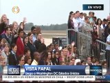 Papa Francisco es recibido en Estados Unidos por Barack Obama