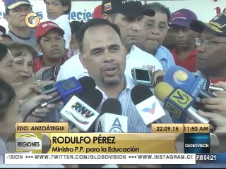 Ministro de Educación inauguró Unidad Educativa en Guanta