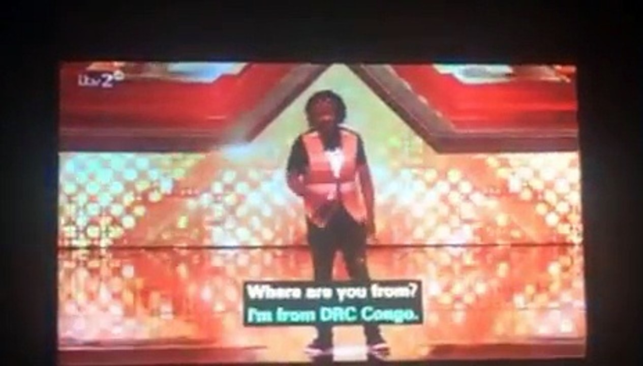 Trésor Kiambu, ce congolais qui a écrasé les juges de X-factor en Angleterre.