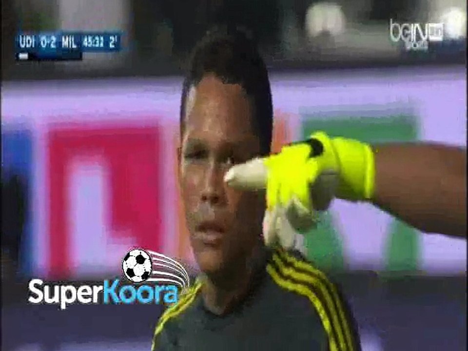 اهداف مباراة ( أودينيزي	 2-3 ميلان )  الدوري الإيطالي