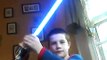 star wars anakin to darth vader lightsaber toy review