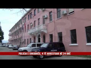 POLICIA E SHKODRËS, 4 TË ARRESTUAR NË 24 ORË