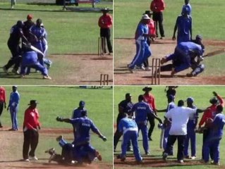 Biggest cricket fight in Bermuda - Jason Anderson Banned for life