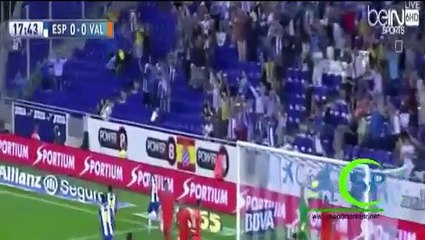 هدف مباراة إسبانيول و فالنسيا 1 0 بتعليق حاتم بطيشه 22 9 2015