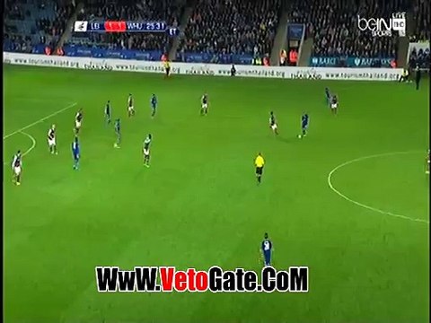 .ليستر سيتى يصعد بثنائيه على حساب وست هام يونايتد