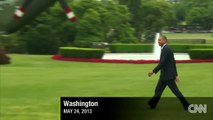 Obama forgets to salute