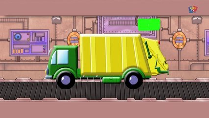 usine de jouets  camion à ordures