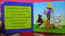 Narrado em Português Barbie Veterinária Cuidando dos Animais Veterinary Barbie jogo educat