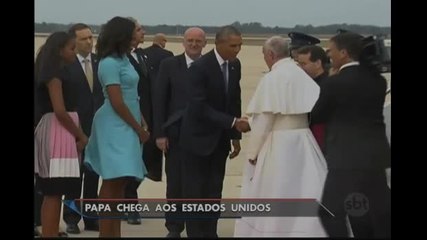 Papa Francisco chega aos Estados Unidos