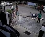 LiveLeak.com - Accident car hitting a bike