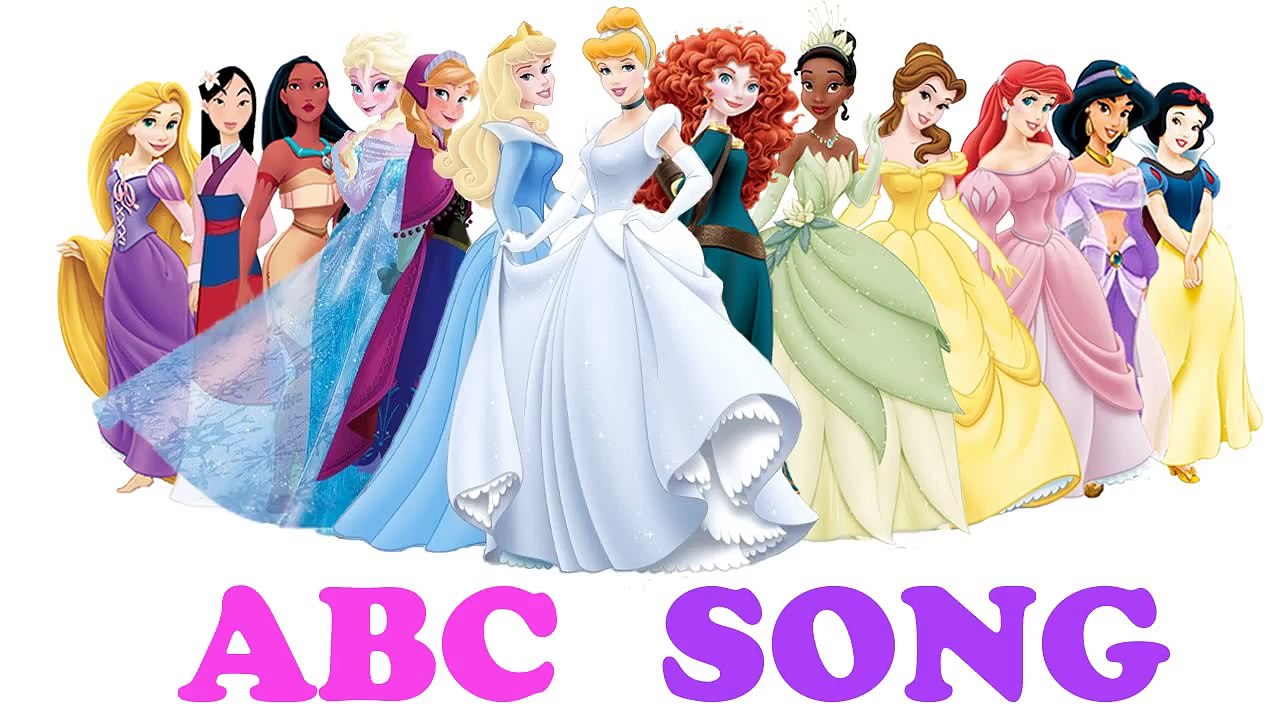 ABC SONG for Children With DISNEY Princess [Frozen] Alphabet Song