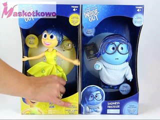 Inside Out Joy and Sadness toy figures with sound