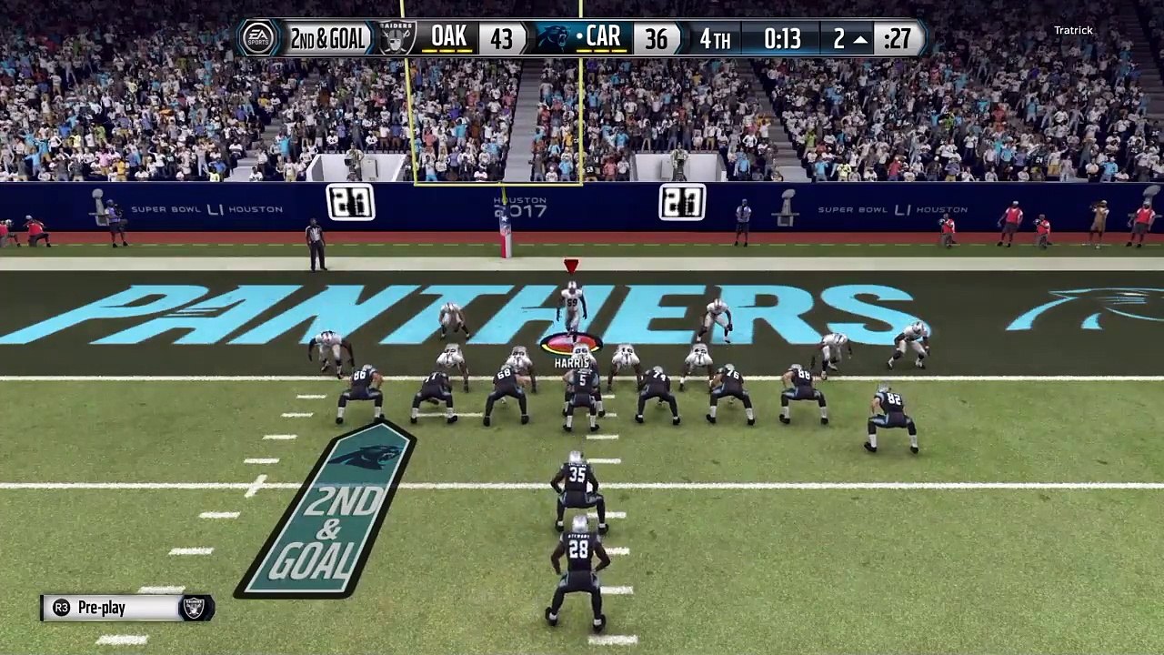 Madden 16 - Superbowl winning goal-line stand