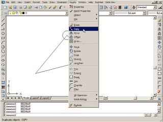 AutoCAD - Copy Command - 10-02