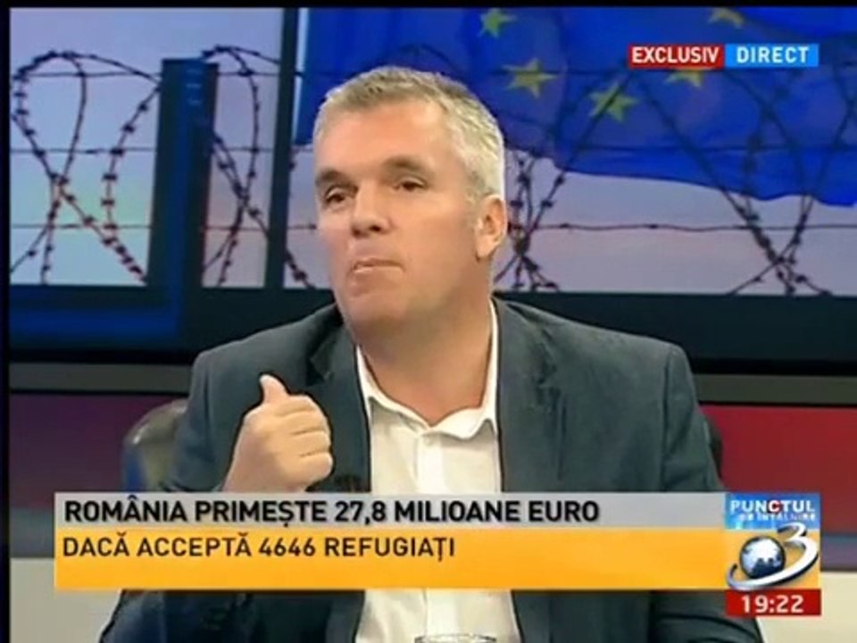 VOM AVEA MULT HAOS DIN CAUZA REFUGIATILOR. "Mă tem că pentru România problemele vor fi insurmontabile"
