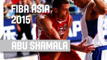 Abu Shamala (26 points, 15 rebounds) v Philippines - 2015 FIBA Asia Championship