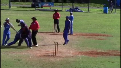 The deadly fight between two batsman during a live cricket match!!