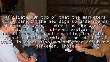 So You Want To Be an Affiliate