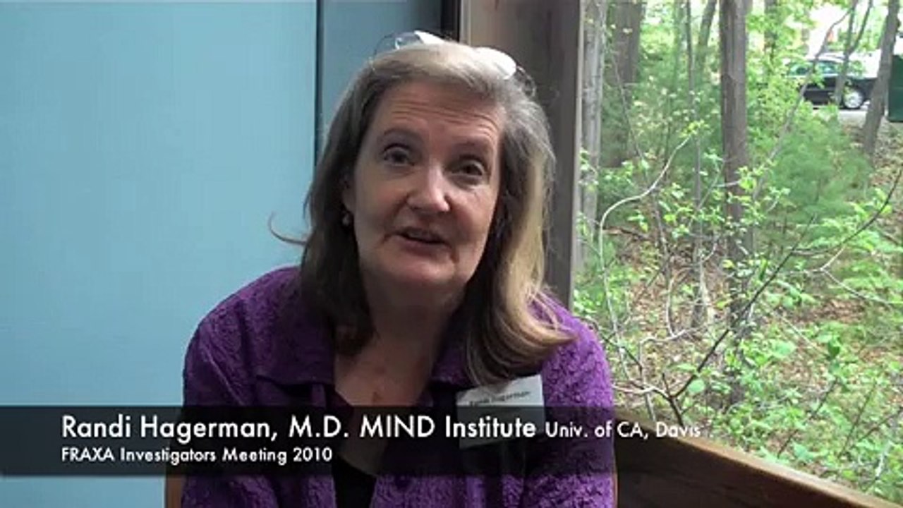 Randi Hagerman at FRAXA Investigators Meeting