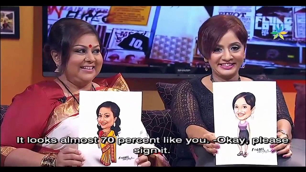 Caricature for National TV- Mediacorp Vasantham- Caricaturist singapore- caricaturist.sg- adam chua