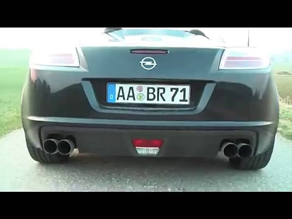 Opel GT mit MR2 Sound Magnaflow
