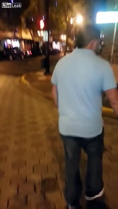 LiveLeak.com - 2 Saudis get knocked out by white guy for hitting his daugther