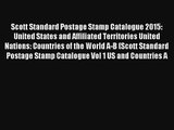 AudioBook Scott Standard Postage Stamp Catalogue 2015: United States and Affiliated Territories