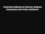 Yearly Book of Minutes for Churches Religious Organizations Non-Profits & Auxiliaries Free