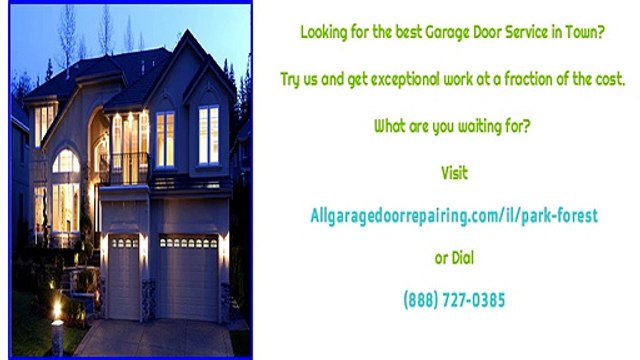 Park Forest, IL Garage Door Opener Repair