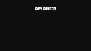 Cow Country Read Download Free