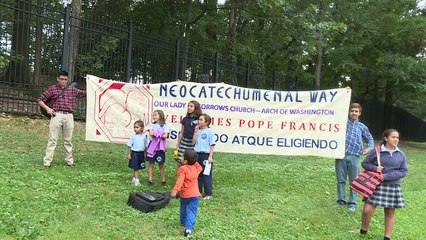 Papa inicia visita de seis días en EE.UU.