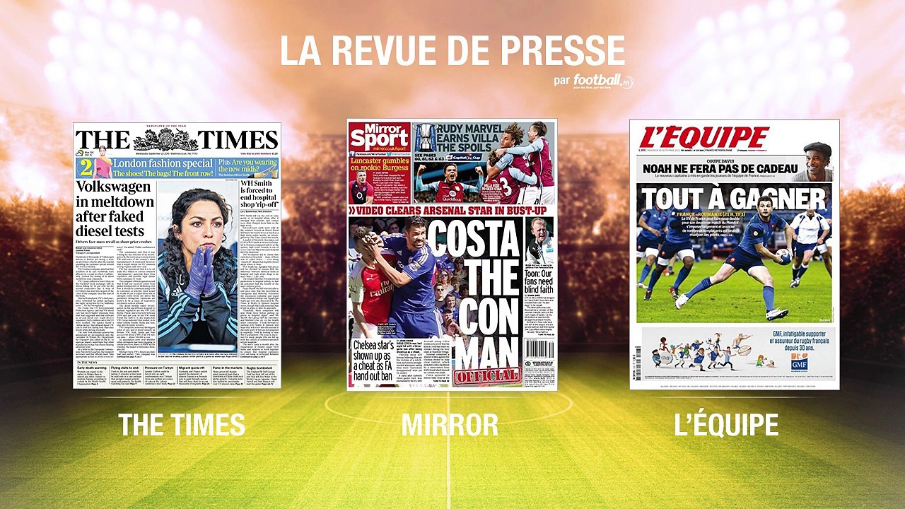 La revue de presse du 23 septembre