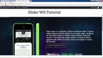 Modifying Slider WD Settings