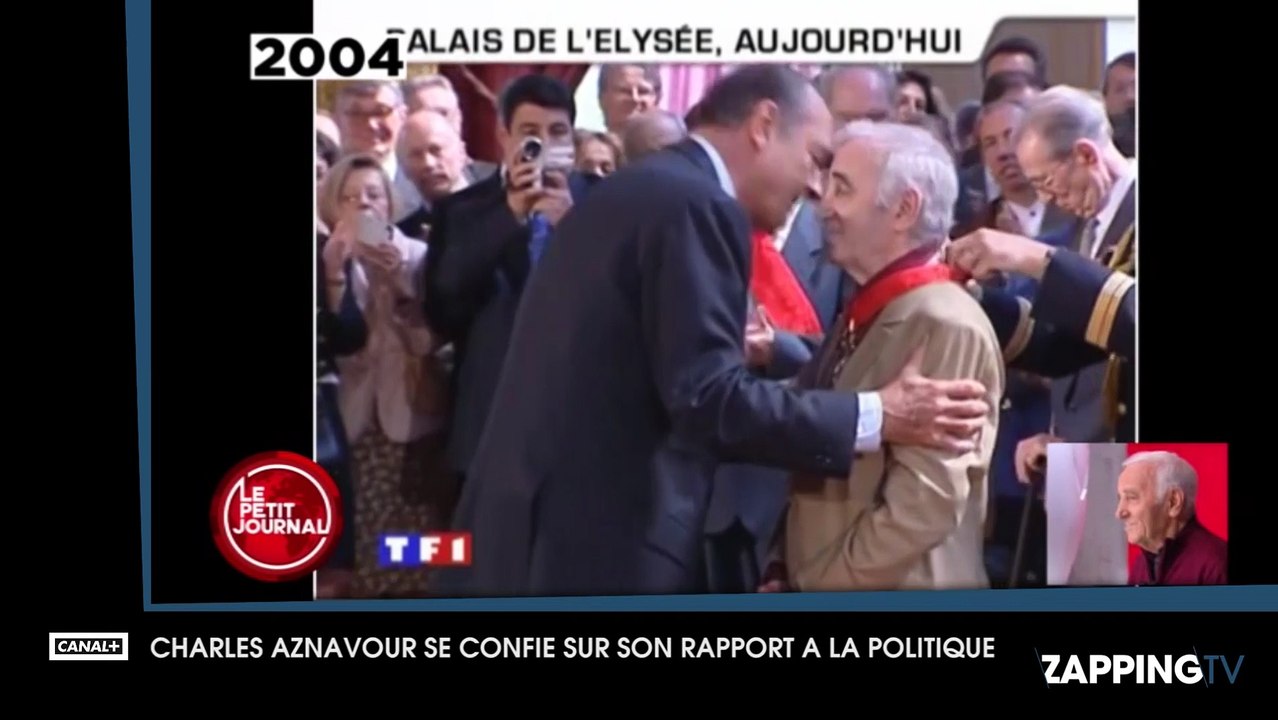 Charles Aznavour : "J'ai voté pour Nicolas Sarkozy, François Hollande l'a très bien pris"