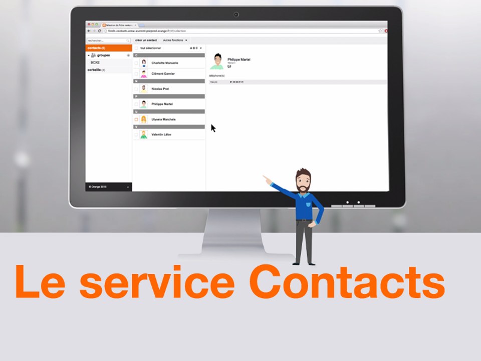 Le Service Contacts sur le Portail Orange.fr - Orange